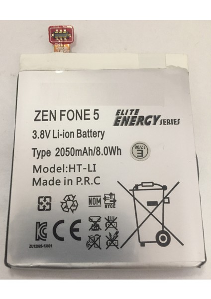 Asus Zenfone 5 Batarya 2050MAH