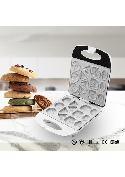 Mini Kek Makinesi Ev Çocuk Ekmek Makinesi Çiftleştirilmiş Isıtma Pişirme Kahvaltı Makinesi Waffle Makinesi Mutfak Aletleri | Waffle Makineleri