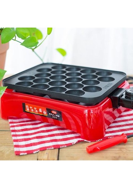 220 V 800 W Chibi Maruko Pişirme Makinesi Ev Elektrikli Takoyaki Makinesi Ahtapot Topları Izgara Pan Profesyonel Pişirme Araçları | Waffle Makineleri