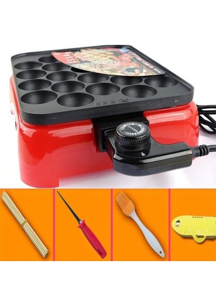 220 V 800 W Chibi Maruko Pişirme Makinesi Ev Elektrikli Takoyaki Makinesi Ahtapot Topları Izgara Pan Profesyonel Pişirme Araçları | Waffle Makineleri