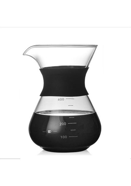 400 ml Kum Cam Stil Kahve Makinesi Huni Stil Için Kahve Makinesi Kahve Dökülmesi Coffee Cam