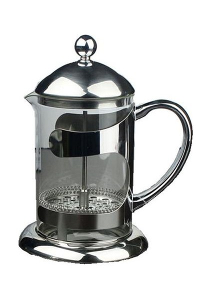 300 ml Paslanmaz Çelik Fransız Basın Çay Potu Yüksek Sıcaklığa Dayanıklı Cam Kahve Pot Filtre El Yapımcısı Kahve Filtrasyon Basıncı | Kahve Kapları