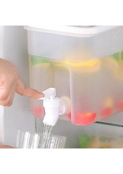 4l Buz Suyu Demlik Malzeme Içecek Dispenseri Meyve Çaydanlık Yaz Mutfak Buzdolabı Limon Suyu Kovası | Su Coss su Isıtıcısı