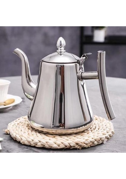1l Paslanmaz Çelik Kalınlaşmak Çay Tea Demlik Filtre Çiçek Demlik Restoran Süzgeç ile Indüksiyon Ocak Fırın Kettl | Çaydanlıklar fiyatları