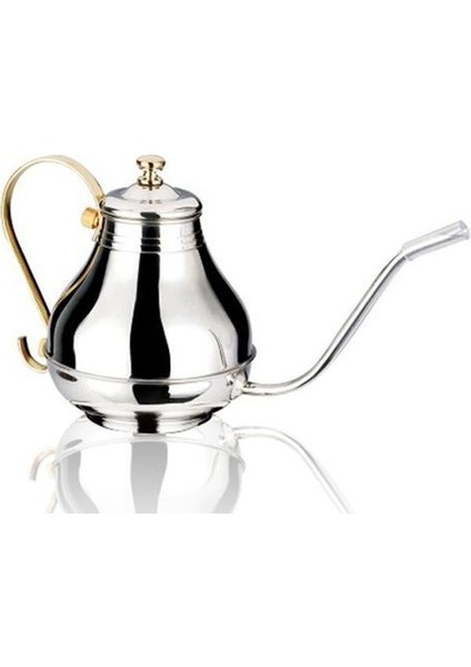 Paslanmaz Çelik Çay Brewer Coffee Su Isıtıcısı, Gooseneck Damla Ince Balatası Kolay Üzerinde Kahve Makinesi Kahve Çaydanlık