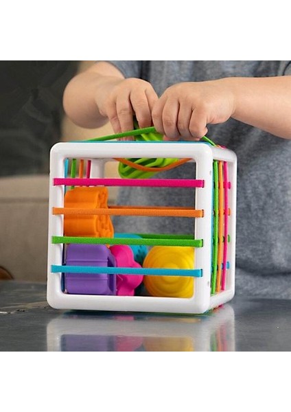 Yağ Beyin Oyuncakları El Eğitimi Innnybin Şekli Sıralama Oyunu Bebek Montessori Öğrenme Eğitici Oyuncaklar Çocuklar Için 0 36 Ay | Bloklar fırsatları