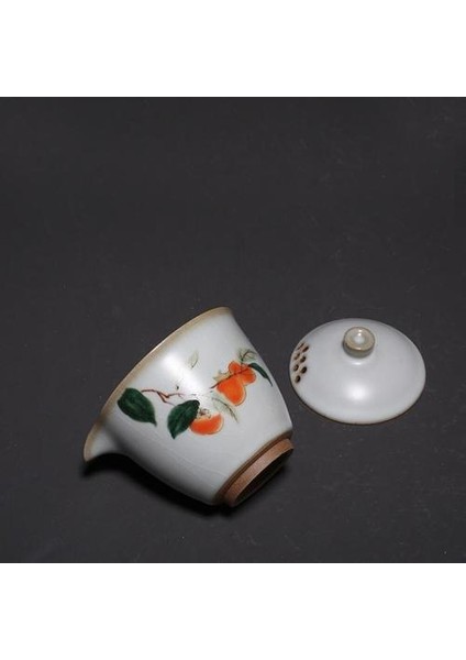 150 ml Vintage Ru Fırın Porselen Gaiwan Seramik Çin Kung Fu Çay Seti Çaydanlık Çay Saç Töreni Aksesuarları Çay Potu Tureen | Çay Tureen