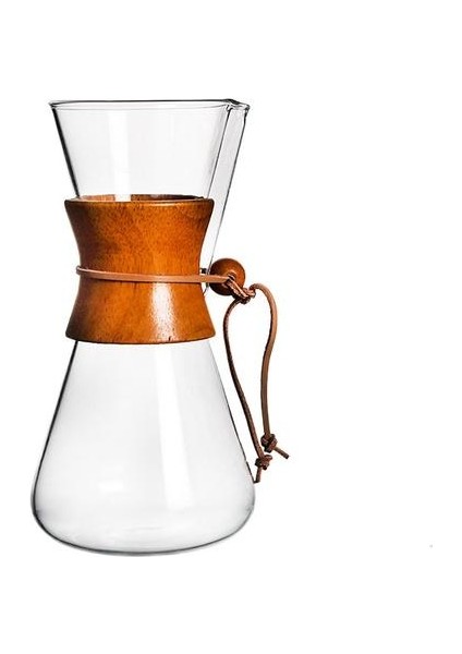 Dayanıklı Cam Kahve Makinesi Cezve Espresso Kahve Makinesi Paslanmaz Çelik Filtre ile Damla Pot Üzerinde Dökün(Yurt Dışından)