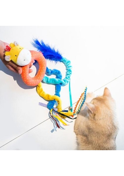 Oyuncak Peluş Fare Interaktif Teaser Chew Kitten Özellik Oyunu Oyna Çizik Yastık Catnip Stuff Pet Ürünleri | Mobilya ve çizikler