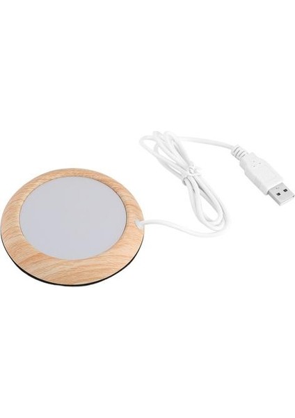 USB Ahşap Tahıl Fincan Isıtıcı Isı Içecek Kupa Mat Içecek Tutun Sıcak Isıtıcı Kupalar Coaster (Yurt Dışından)