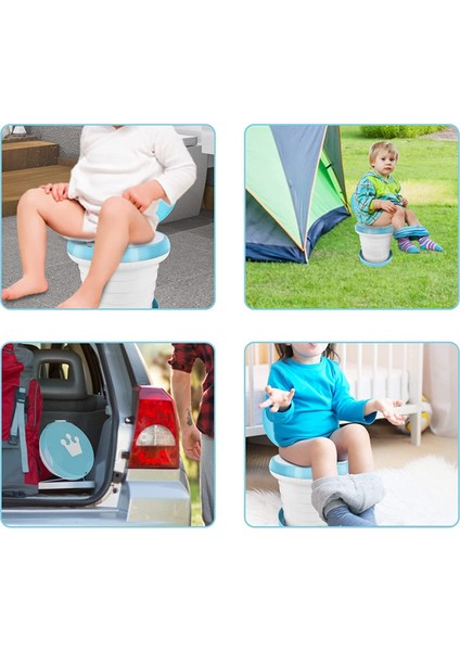 Katlanabilir Çocuk Tuvaleti Plus, Çok Fonksiyonlu Alıştırma Tuvaleti, Carry Potty , Taşınabilir Lazımlık