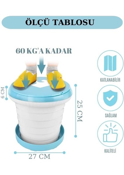 Katlanabilir Çocuk Tuvaleti Plus, Çok Fonksiyonlu Alıştırma Tuvaleti, Carry Potty , Taşınabilir Lazımlık