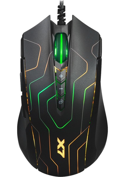 A4 Tech X7 Oscar Neon X89 Maze 2400DPI USB Makrolu Oyuncu Mouse