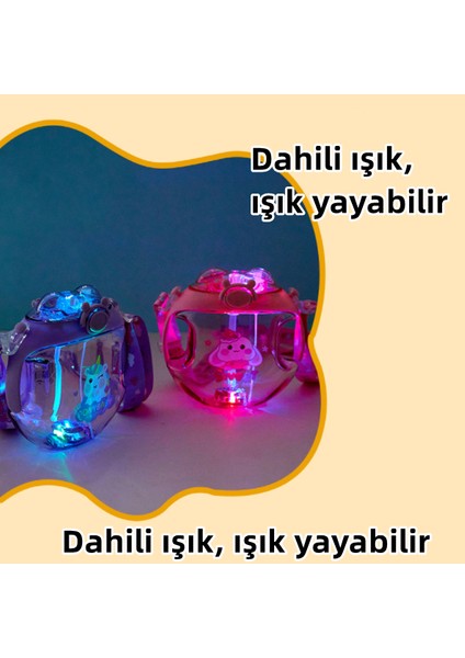 Puni 450 ml. Çocuk Su Bardağı Taşınabilir Hasır Sevimli Plastik Bardak + Kayış (Yurt Dışından)