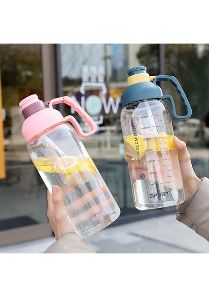 Puni 1600 ml. Taşınabilir Plastik Spor Su Bardağı (Yurt Dışından)