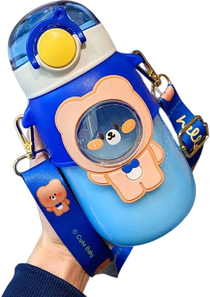 Puni 700 ml. Taşınabilir Hasır Bardak Öğrenci Plastik Su Bardağı (Yurt Dışından)