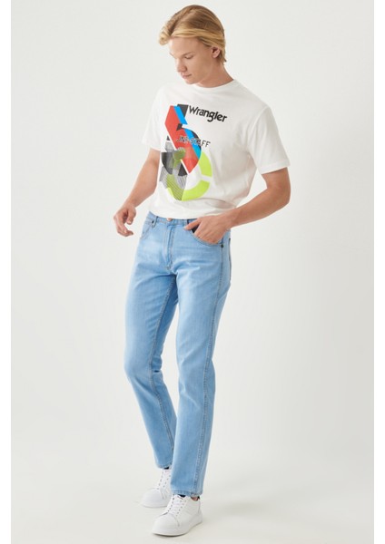 Wrangler Greensboro Regular Straight Fit Düşük Bel Esnek Jean Kot Pantolon