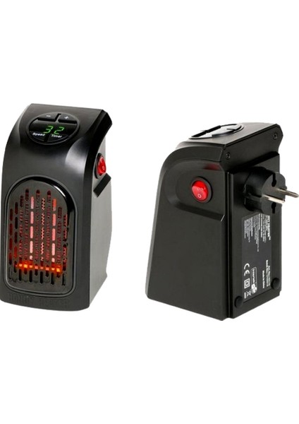 Priz Tipi Mini Fanlı Pratik Isıtıcı (Kumandalı)