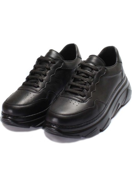 Kadın Hakiki Deri Günlük Sneaker Rahat Taban Spor Yazlık Hafif Bağcıklı Ayakkabı 934za122