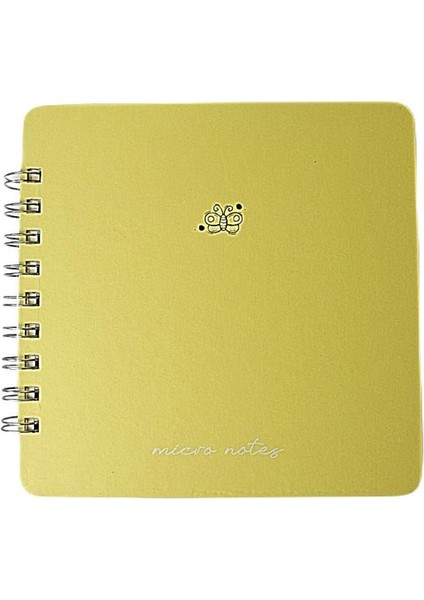 Micro Notes 16X16 100 Yp Çizgili Defter Pastel Sarı
