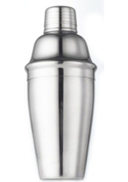 Lovehome 750ML Paslanmaz Çelik 3 Parçalı Shaker Set - Gümüş (Yurt Dışından)