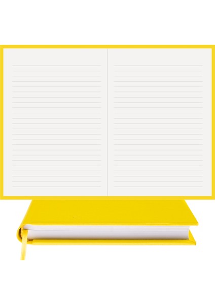 Bi Defter Çizgili Defter Gerçek Cilt Bezi El Yapımı El Dikişi Iplik Dikiş A/5