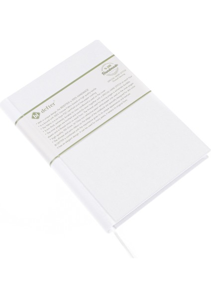 Bi Defter Çizgisiz Defter Viskon Kumaş Ciltleme El Yapımı El Dikişi Iplik Dikiş A/4