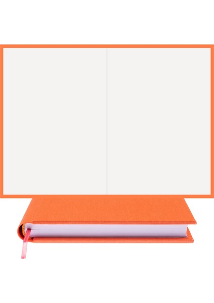 Bi Defter Çizgisiz Defter Gerçek Cilt Bezi El Yapımı El Dikişi Iplik Dikiş A/4