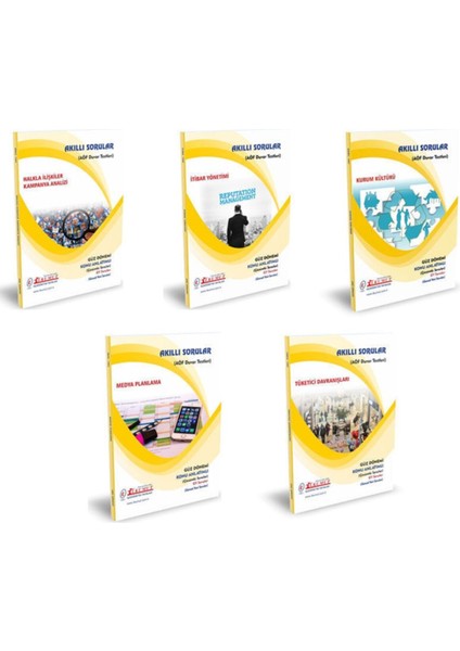 AÖF Halkla İlişkiler ve Reklamcılık 4. Sınıf Güz Dönemi 7. Yarıyıl Modüler Set