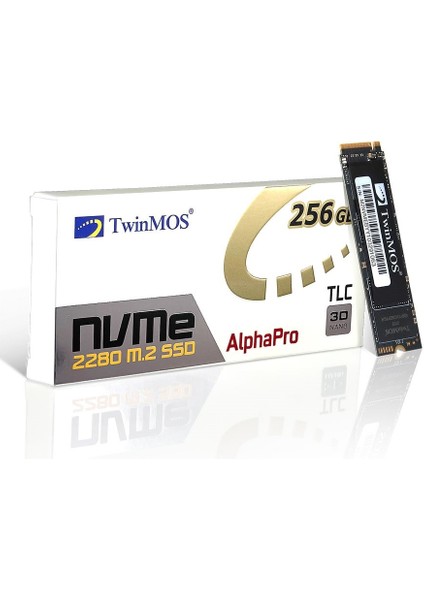 Twınmos 256GB 2455/1832MB/S M2 Pcıe 3d-Nand SSD NVMEEGBM2280