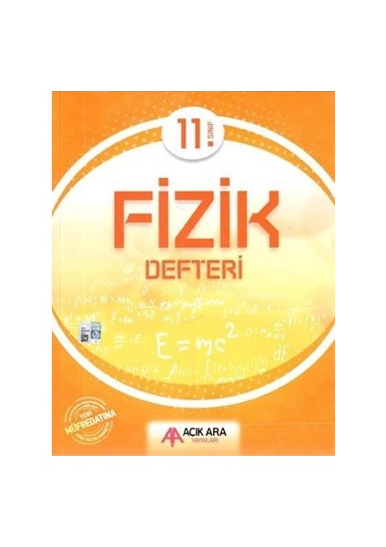 11. Sınıf Fizik Defteri