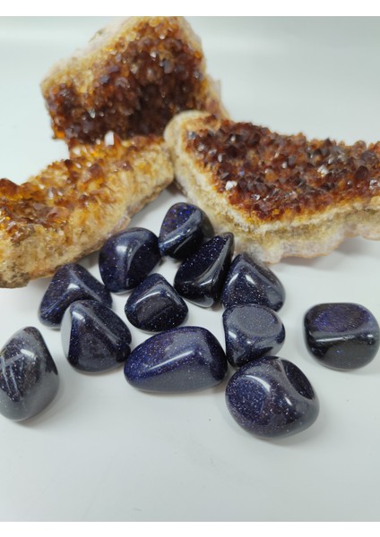 Yıldız Taşı (Mavi) Doğal Taş Tımbıl (Sertifikalı) (1 Adet)