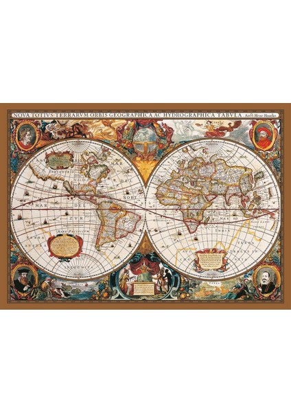 Ks Games- 17TH Centruy World Map 2000 Parça Puzzle