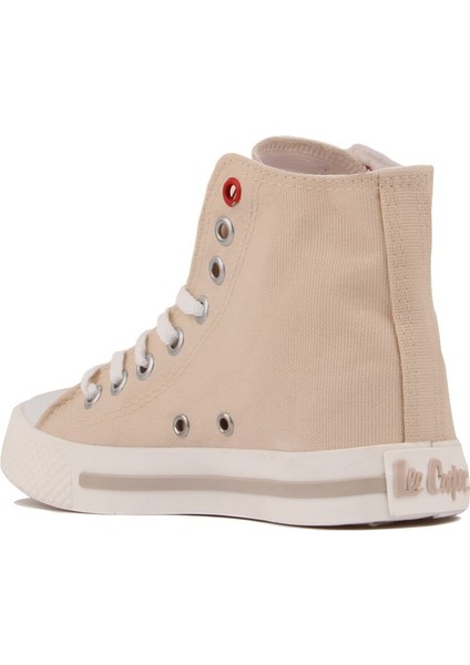 Lee Cooper - Bej Renk Bağcıklı Kadın Sneaker fırsatları