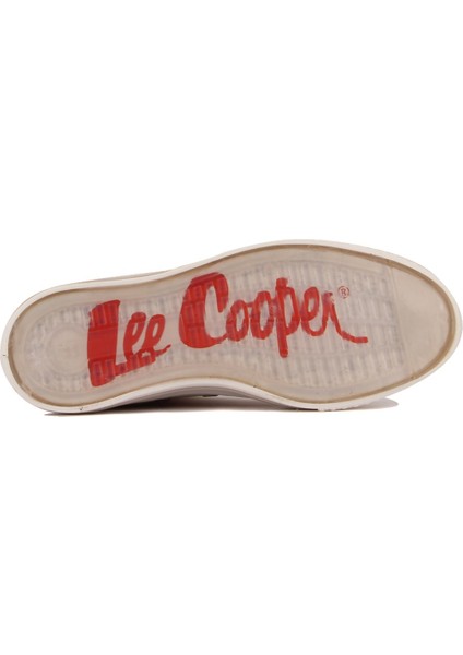 Lee Cooper - Bej Renk Bağcıklı Kadın Sneaker indirimleri