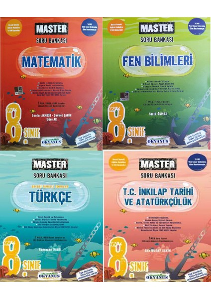 8. Sınıf LGS Master 4 Ana Branş Set