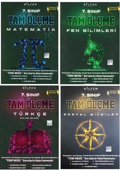 7. Sınıf Tam Ölçme 4'lü Set