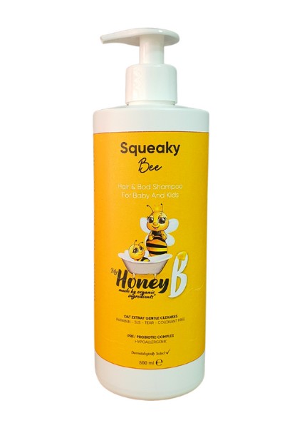 Squeaky Bee Saç Vücut Şampuanı 500 ml