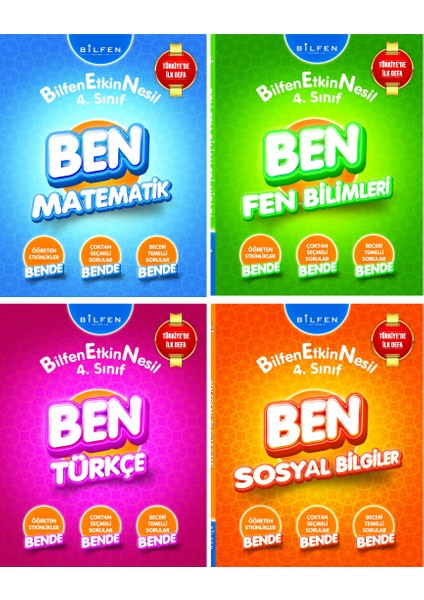 4. Sınıf Ben 4'lü Etkin Nesil Öğrenci Seti