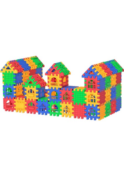 3703 Puzzle City 128 Parça, Çok Renkli