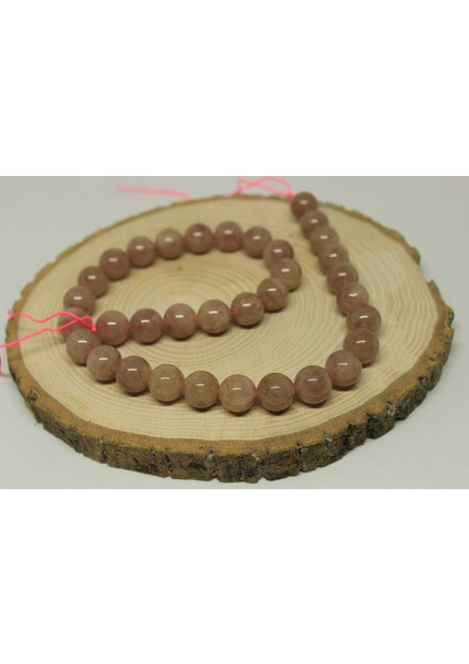 Çilek Kuvars Taşı Dizi 12MM modelleri