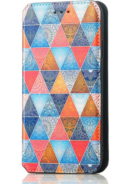 Vivo Y3S 2021 Için Coque-C5 Deri Kartı Tutucu Manyetik Kapak Telefon Kılıfı - Kırmızı (Yurt Dışından)
