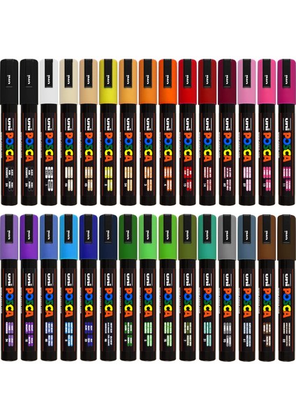 Posca 5m-1,8-2,5mm 2 'li Set ( Blue-Lıght Pınk) ( Bu Sette 2 Adet Posca Bulunmaktadır)