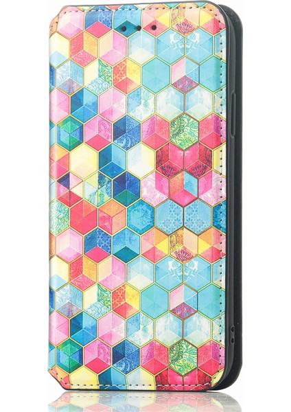 Vivo Y3S 2021 Için Coque-C7 Deri Kartı Tutucu Manyetik Kapak Telefon Kılıfı - Çok Renkli (Yurt Dışından)