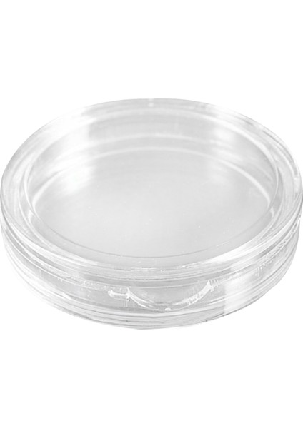 10 Adet Küçük Yuvarlak Şeffaf Plastik Madeni Para Kapsülleri Kutusu 22MM