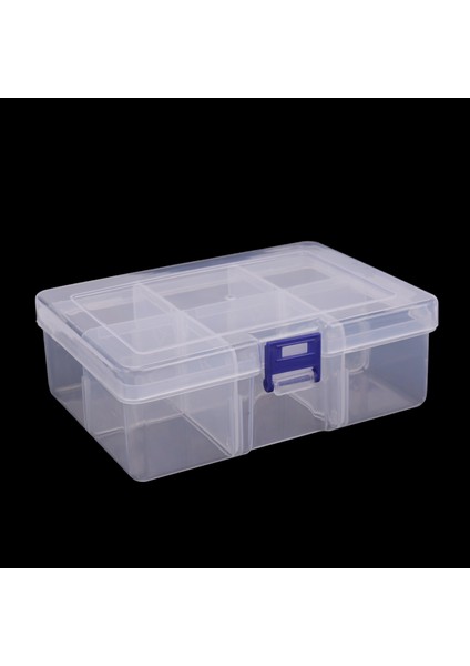 6 Çıkarılabilir Plastik Saklama Kutusu Mücevher/küpe/araçlar Konteyner Düzenleyici(Yurt Dışından) fırsatları