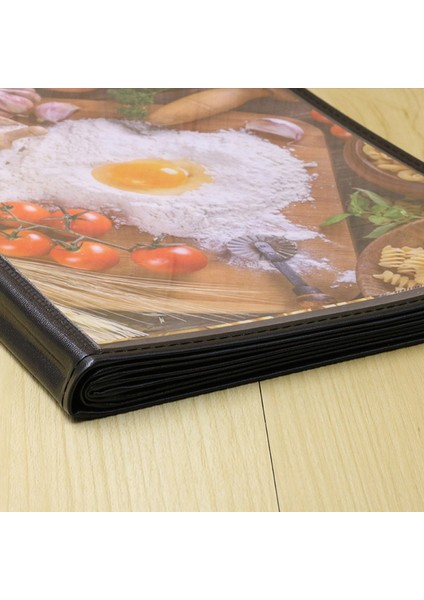 A4 Boyutunda Kitap Tarzı Cafe Bar Için Şeffaf Restoran Menü Kapakları 8 Sayfa 16 Görünüm(Yurt Dışından)