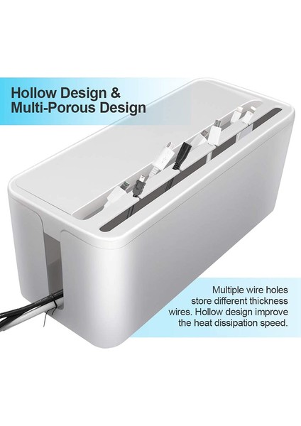 Kablo Yönetim Kutusu, Abs Kablo Düzenleyici Kablo Gizleme Kutusu, Bilgisayar Güç Hatları, Yönlendirme Kabloları, Masa Altı Güç Şeridi fiyatları