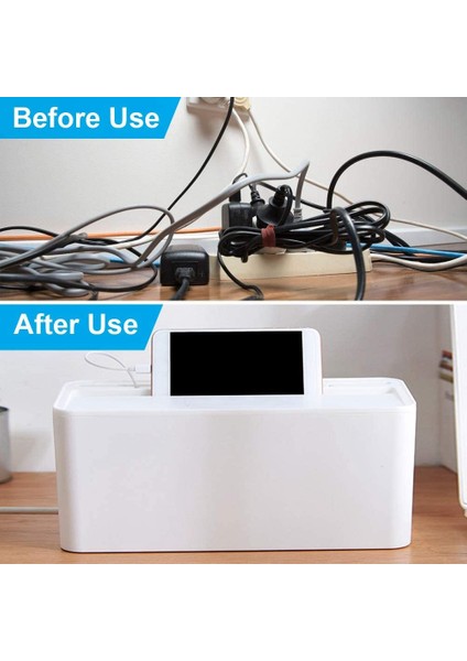 Kablo Yönetim Kutusu, Abs Kablo Düzenleyici Kablo Gizleme Kutusu, Bilgisayar Güç Hatları, Yönlendirme Kabloları, Masa Altı Güç Şeridi indirimleri