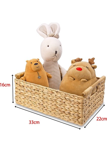 Hasır Sepet Dikdörtgen Ahşap Saplı Raflar Için, Su Sümbül Sepeti Depolama, B Düzenleme Için Doğal Sepetler(Yurt Dışından) fiyatları